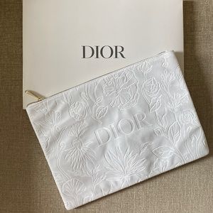 White Dior Pouch